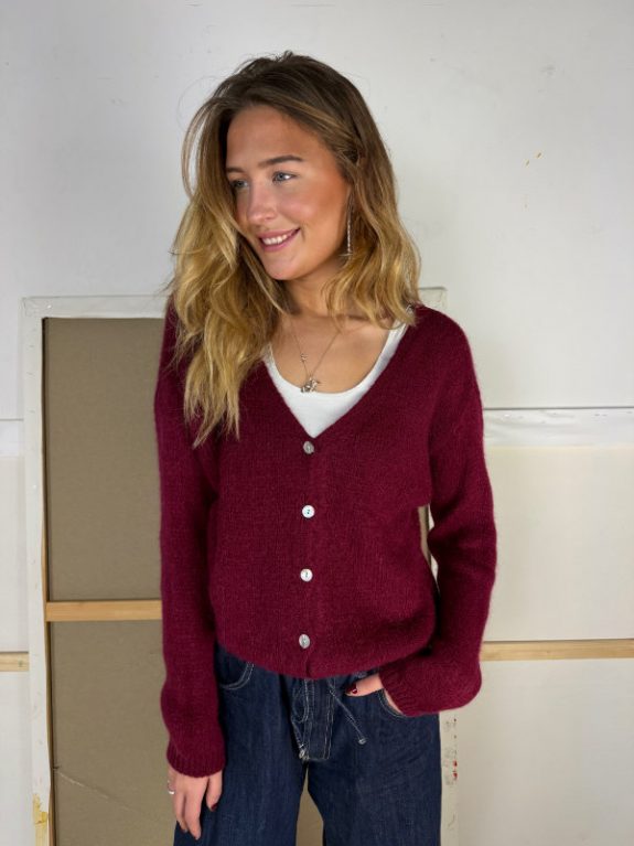 June Jacke Bordeaux 