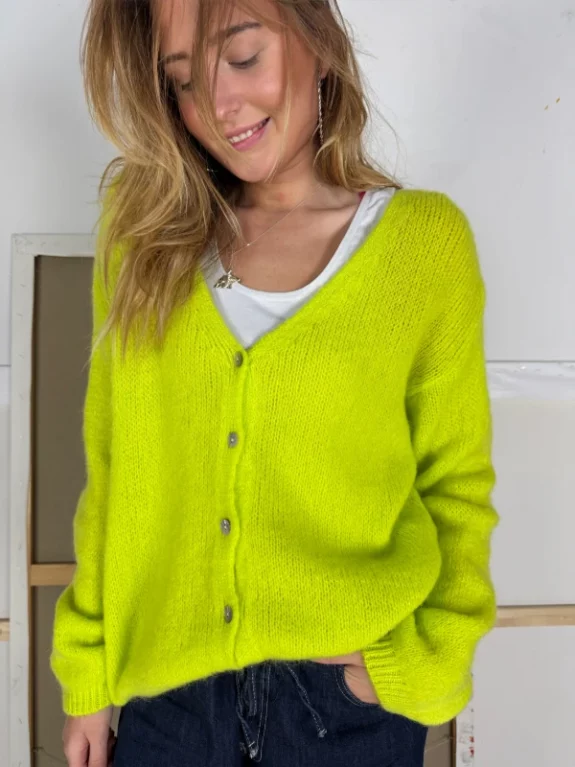 June Jacke Neon Grün