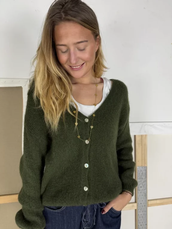 June Jacke Waldgrün
