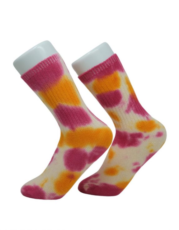 Socken Batik Pink orange