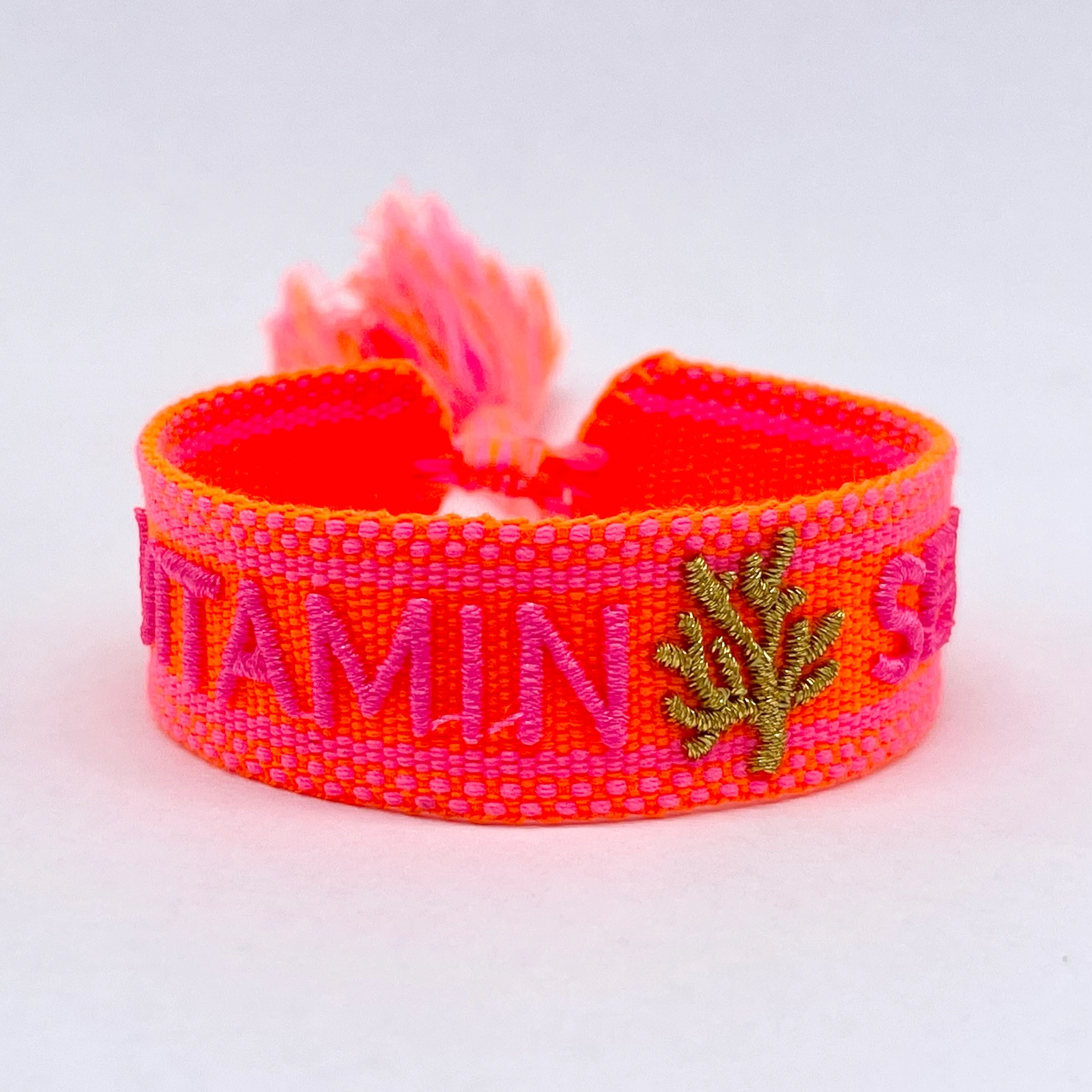 Vitamin Sea Armband neon korall