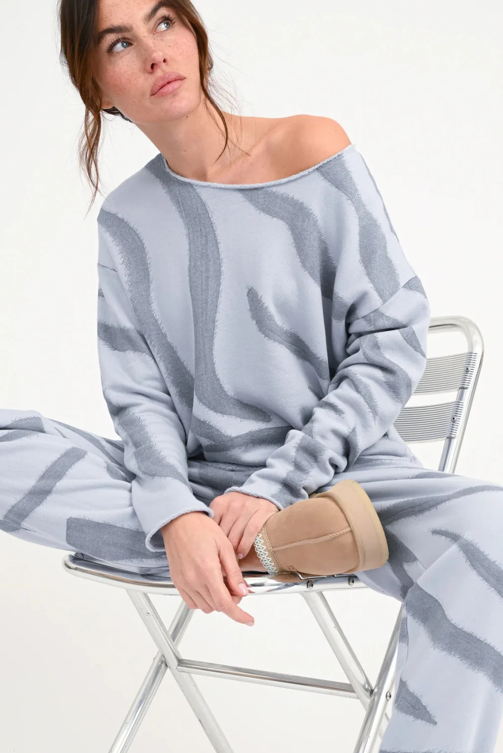 Printed Sweatshirt Gara – Gestreift