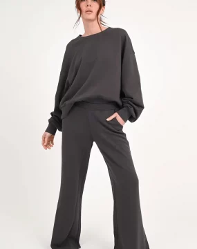 French Terry Hose – Grau