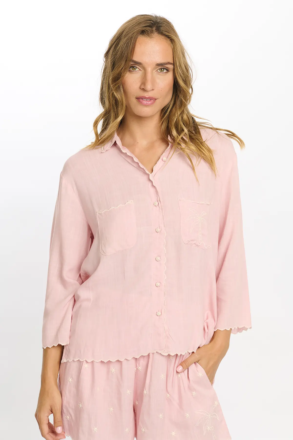Miss June Hemd „Idalia“ (Rosa)