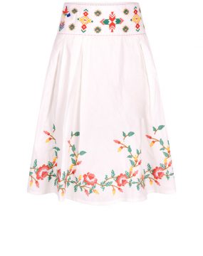 Place du Soleil Rock mit Blumen Stickerei