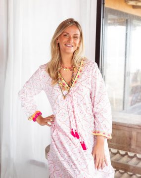 Place du Soleil Maxikleid mit Flower Print