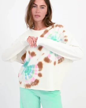 Batik Sweatshirt „Rose“ – French Terry