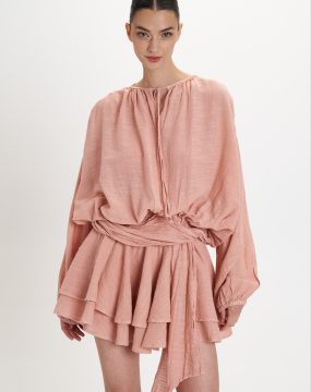 Pearl & Caviar Kleid mit Volantrock