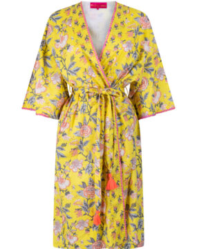 Place du Soleil Kimono mit floralem Print