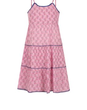 Place du Soleil Kids Kleid mit floralem Print
