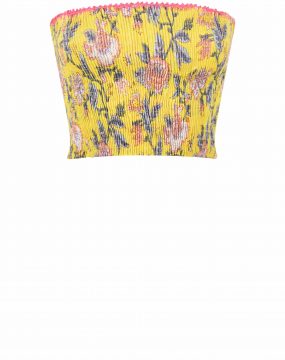 Gelbes Top gerafft von Place du Soleil