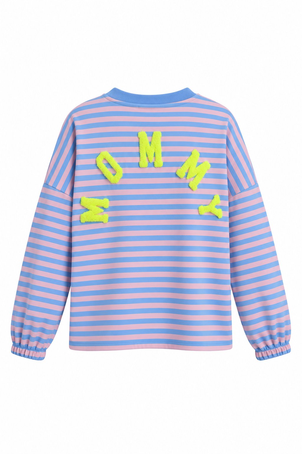 Sweatshirt in Rosa-Blau gestreift – Bild 2