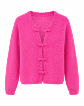Strickjacke pink