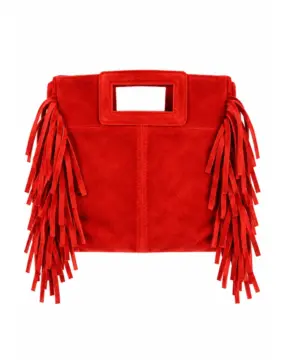 Fransentasche Rot