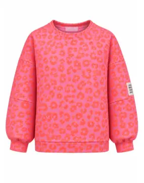 Sweatshirt Leo Orange & Rosa