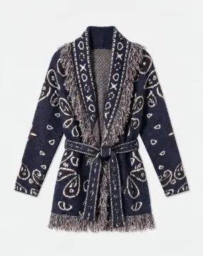 Blaue Taile Jacke