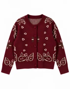 Bordeaux Cardigan
