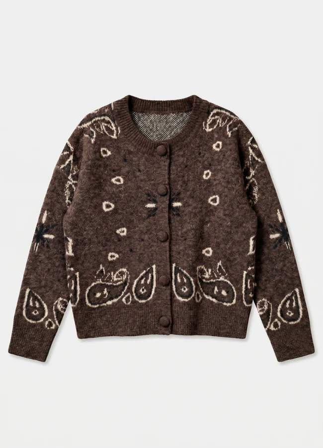 Braune Cardigan