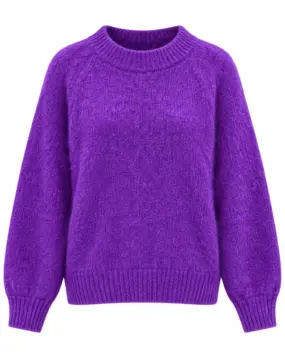 Flauschiger Strickpullover